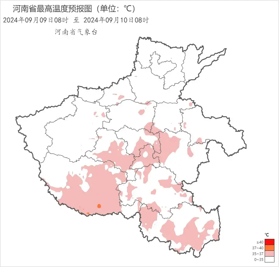 本周河南多分散性阵雨、雷阵雨，今明两天中南部有高温