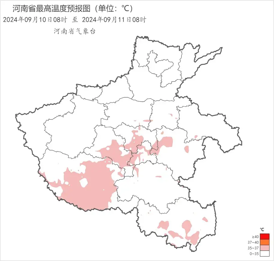 本周河南多分散性阵雨、雷阵雨，今明两天中南部有高温  第5张