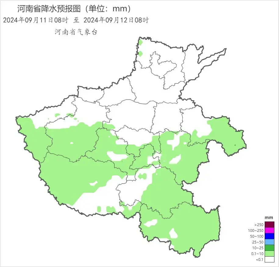 本周河南多分散性阵雨、雷阵雨，今明两天中南部有高温  第14张