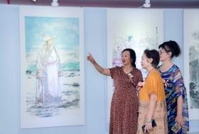 成都双流举行庆祝中华人民共和国成立75周年名家书画展