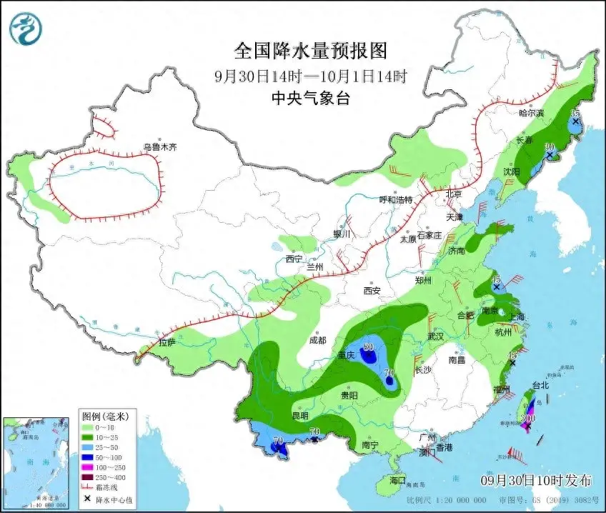 江苏今夜起将有明显降温和大风局地大雨 明后天最高温仅20℃左右